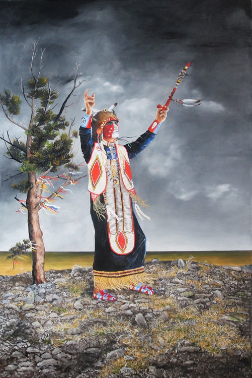 Bear Butte Mountain Sacred Pipe Ceremony Frank