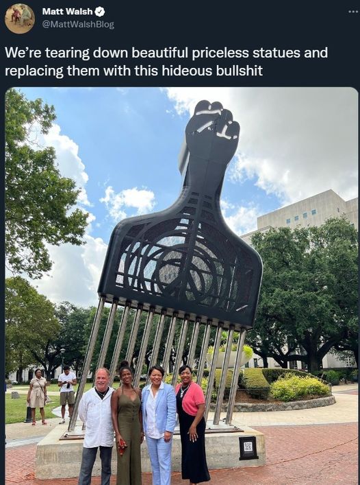 New Orleans BLM Statue